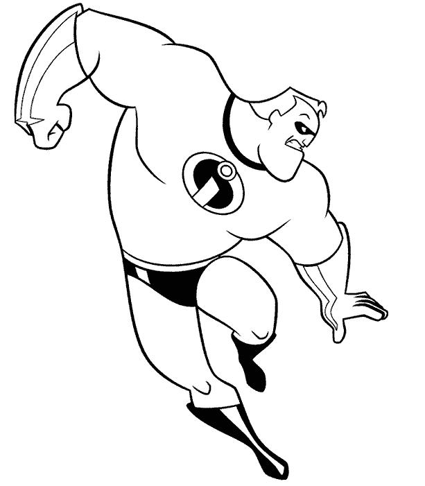 coloriage bob le papa indestructible